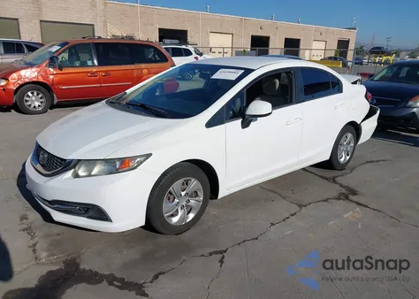 2013 Honda Civic Lx from USA, damaged, VIN 2HGFB2F52DH508881